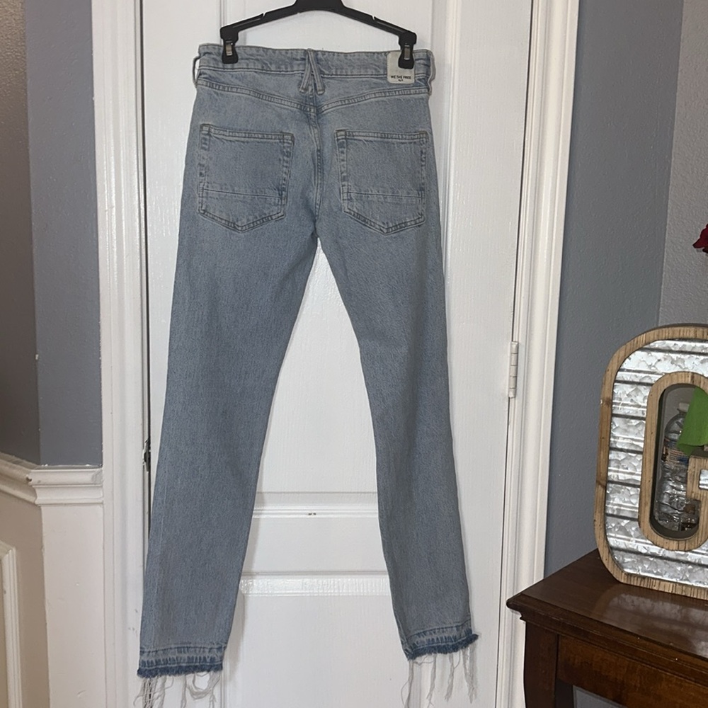 We The Free straight jeans size 25 color blue - Picture 6 of 11
